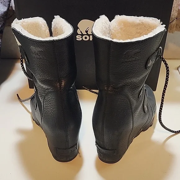 Sorel Joan of Arctic Wedge Mid Shearling Women's Size 8.5 - Picture 3 of 9